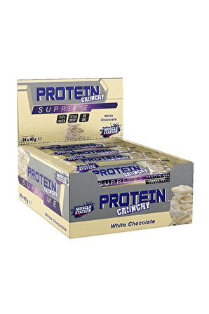 Musclestation Supreme  Protein  Crunchy White Chocolate 40 gr 24 Adet