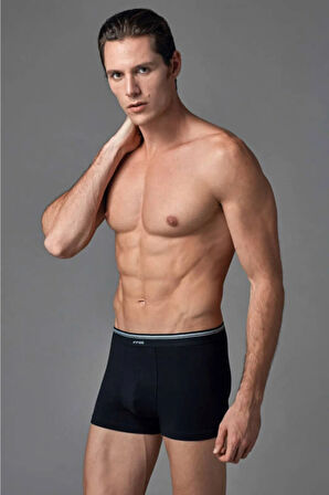 Erkek Siyah Compact Boxer 2'li Ers008