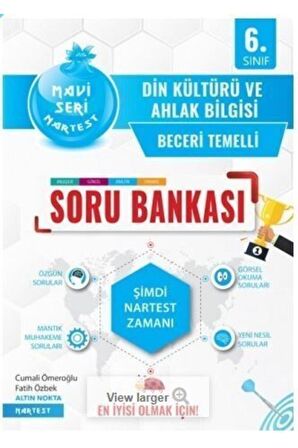 Nartest 6. Sınıf Mavi Din Kültürü Soru Bankası