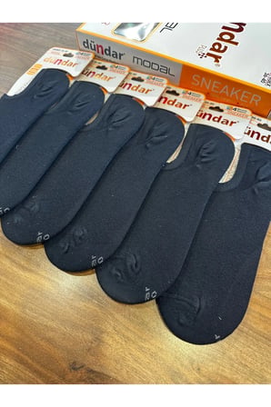 Kadın Modal Dikişsiz Konforlu Görünmez Sneaker Çorap 6’lı Paket