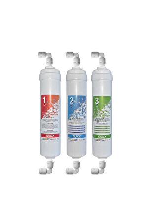 Inline Kapalı Kasa Tüm Su Arıtma Cihazlarına Uyumlu 5'li Filtre Takımı