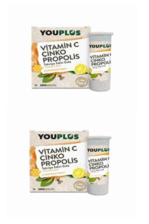 Kontrol - Vitamin C Çinko Propolis 20 Efervesan Tablet 2 Paket