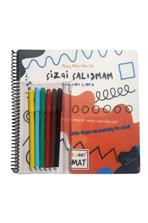 Çizgi Çalışmam - Funny Mat Mini Set (aktivite Seti)