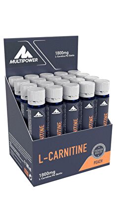 Multipower L-Carnitine Likit 1800 Mg 20 Shot Şeftalili Karnitin