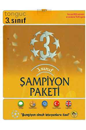 Tonguç 3.sınıf Şampiyon Paketi