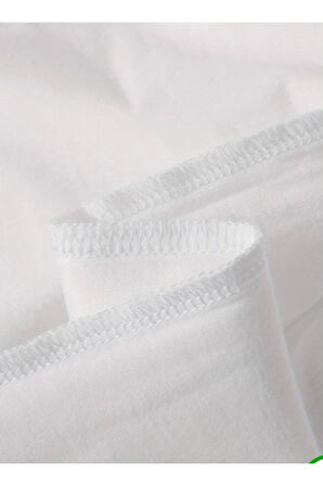 Unisex Beyaz Oversize Tshirt