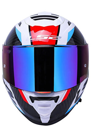 Storm 2 Racer Mavi-kırmızı Kask