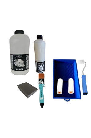 Mutfak Dolabı Boyama Seti (BEYAZ PARLAK VERNİK)