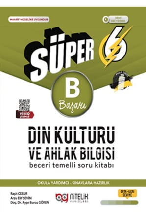 NİTELİK 6 B SÜPER DİN KÜLTÜRÜ VE AHLAK BİLGİSİ BECERİ TEMELLİ SORU KİTABI