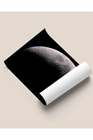 Çerçevesiz Poster - Dijital Baskı -Gecenin Karanlığı