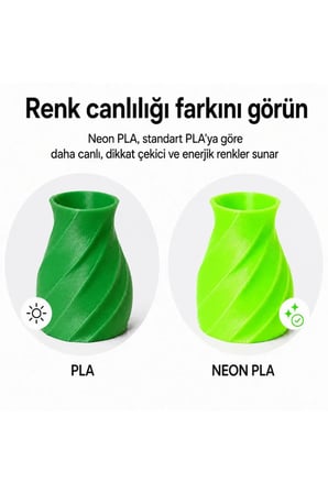 Neon Yeşil PLA+ Premium Filament