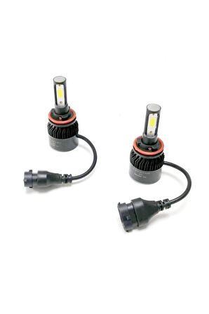 Duo Serisi 6000k Led Xenon H11 Yeni Seri 12-24v Uyumlu