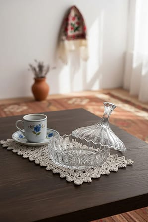 Cam Şekerlik/Lokumluk - 330 CC
