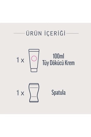 Normal Ciltler İçin Tüy Giderici Krem 100 ml