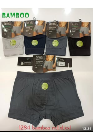 Erkek Nefes Alan Bambu Boxer Antrasit/ 4 Adet