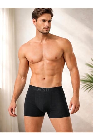 Erkek Nefes Alan Bambu Boxer Antrasit/ 4 Adet