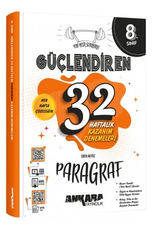 ANKARA 8 PARAGRAF GÜÇ. 32 HAFTALIK KAZANIM DENEMESİ