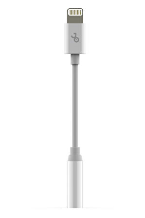 Iphone Kulaklık Dönüştürücü Bluetooth Modlu Baglanti 3.5mm Dönüstürücü Jo-ıb01 Beyaz