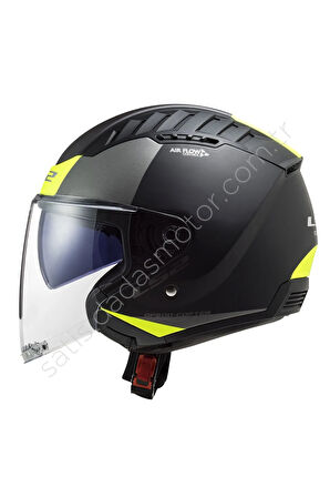 COPTER 2 URBANE MAT SİYAH-NEON SARI AÇIK KASK