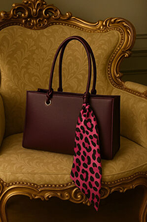 Fular Detaylı Lüks Omuz Çantası