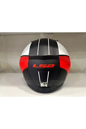 KASK LS2 AIRFLOW 2 COVER MAT SİYAH-KIRMIZI-BEYAZ