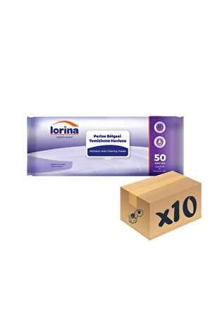 Perine Bölgesi Temizleme Havlusu 50’li 10 Paket