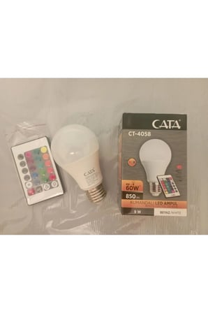 CT-4058 RGB KUMANDALI AMPUL 9W 10 ADET