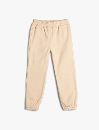 Kız Bebek Basic Jogger Eşofman Altı Beli Lastikli