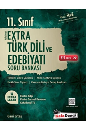11. Sınıf Türk Dili Ve Edebiyatı Extra Soru Bankası Kafadengi Yayınları