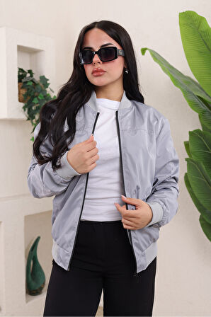 KADIN TAM KALIP  BOMBER CEKET