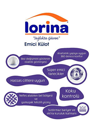 Emici Külot Hasta Bezi Medium 120 Adet