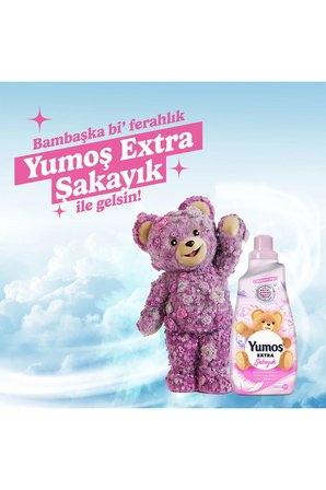 Yumoş Extra Konsantre Çamaşır Yumuşatıcısı Şakayık 1440 X 4 Adet