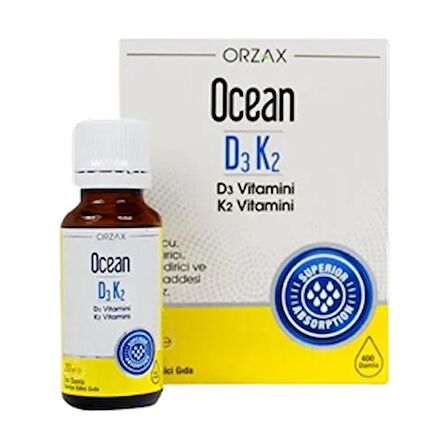 Vitamin D3 K2 Damla 20 Ml