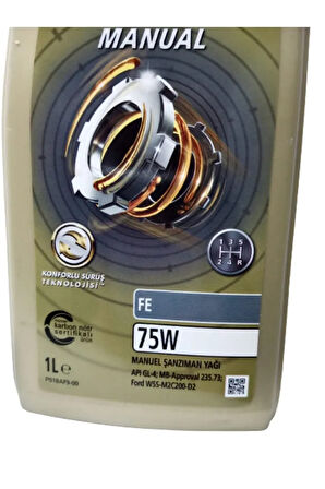 Transmax Manuel Fe 75w Manuel 1 Litre Karbon Notr Sertifikali Sanziman Yagi