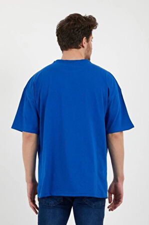 Azurco Oversize Düz Siyah Tshirt