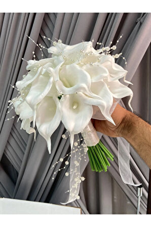 İNCİLİ ISLAK GALA BUKETİ