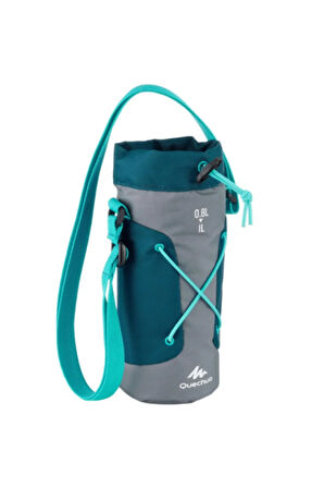 Isı Yalıtımlı Matara Kılıfı - Gri / Mavi - 0,75 - 1 L