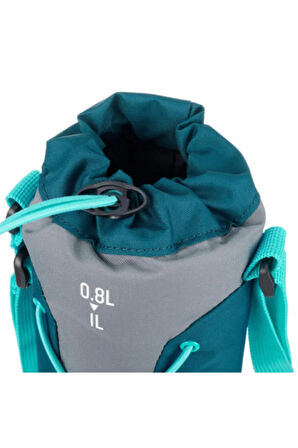 Isı Yalıtımlı Matara Kılıfı - Gri / Mavi - 0,75 - 1 L