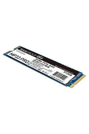 Team MP33 Pro 512B 2400MB/s - 2000MB/s Gen3x4 PCI-e NVMe M.2 2280 TM8FPD512G0C101