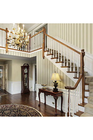 Seyyah 1307-4 Klasik Düz Duvar Kağıdı (krem)