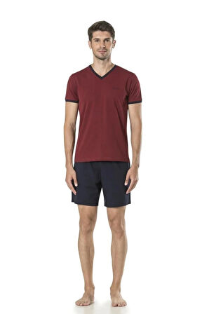 5 Li Uzun & Şortlu Pijama Robdöşambır Damat Çeyiz Seti 5560