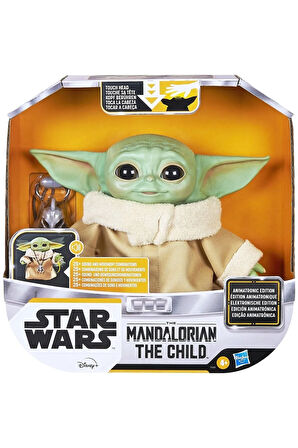 Star Wars Animatronic Baby Yoda The Child Grogu 25'ten Fazla Ses Ve Hareket Kombinasyonlu