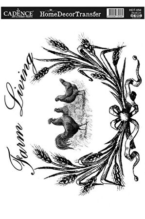 Hdt059 Home Decor Kolay Transfer 25x35