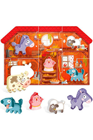 Montessorı Fırst Puzzle The Farm (2-4 Yaş)
