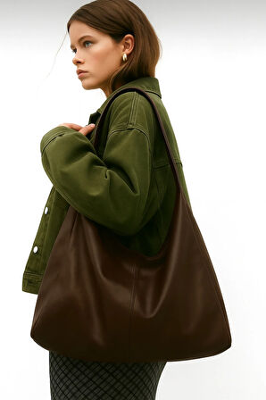 Lüks Oversize Omuz Çantası