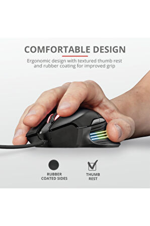 Trust Gxt940 Xıdon Rgb Kablolu Gamıng Mouse(23574)
