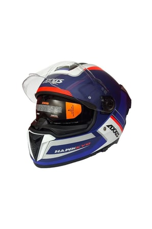 Motosiklet Kask Hawk Evo Daytona C7 Full Face Güneş Vizörlü Motor Kaskı