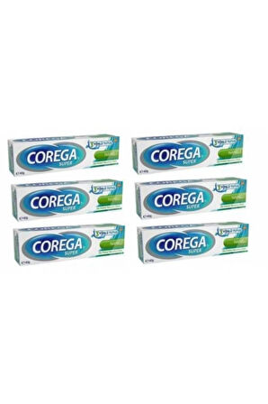 Süper Protez Yapıştırıcı Naneli Krem 40 gr 6 Kutu
