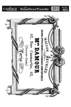 HDT-37 Home Dekor Transfer