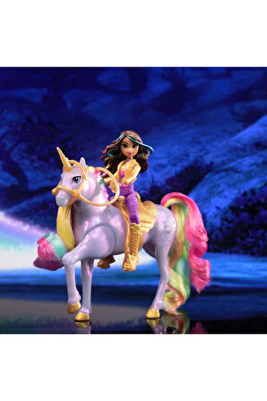 Unicorn Akademisi Sophia Figür ve Işıklı Wildstar Tek Boynuzlu At